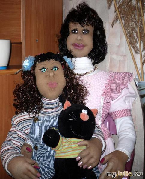 Куклы из капроновых колгот своими руками, мастер-класс с фото